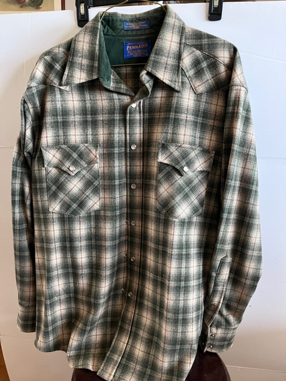 Pendleton pearl snap closure, long sleeve shirt